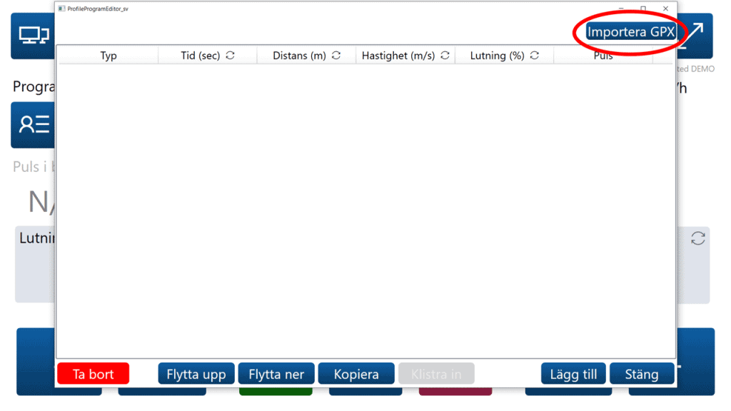 Bansimulering GPX steg 3.