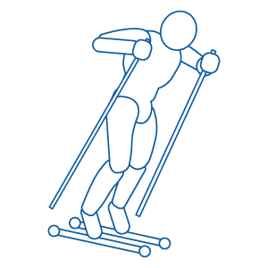 Rollerski Double-poling