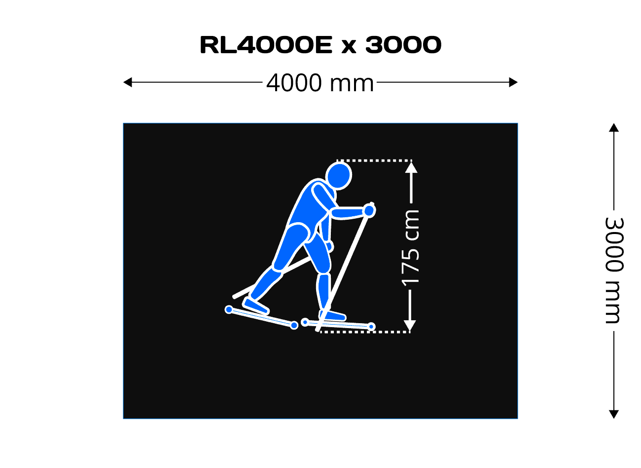 Width 3000 mm.